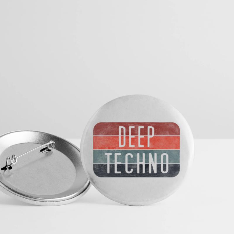 Deep Techno Gradient Stripes Buttons large 2.2''/56 mm (5-pack)
