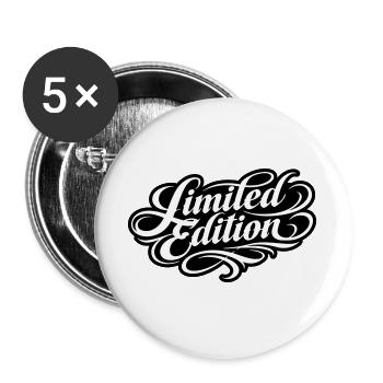 Limited edition - Buttons large 2.2''/56 mm (5-pack) - white - Front