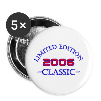 2006 Classic Limited Edition - Buttons large 2.2''/56 mm (5-pack) - white - Front