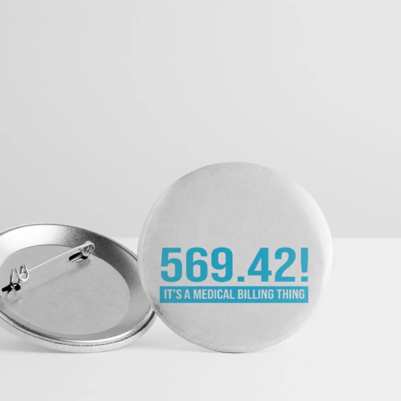 Medical Coder Buttons large 2.2''/56 mm (5-pack)