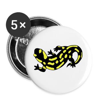 Salamander - Buttons groß 56 mm (5er Pack) - Weiß - Vorne