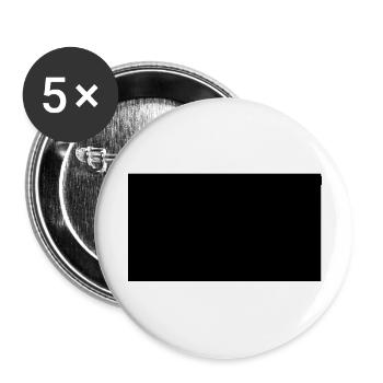 schwarz - Buttons groß 56 mm (5er Pack) - Weiß - Vorne