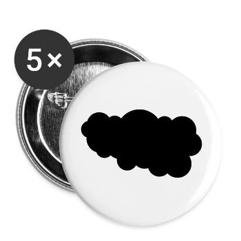 cloud - Buttons large 2.2''/56 mm (5-pack) - white - Front