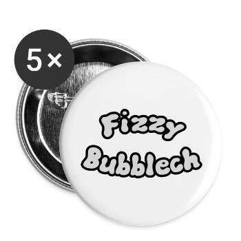 Zohan Fizzy Bubblech - Buttons groß 56 mm (5er Pack) - Weiß - Vorne