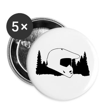 Offroad - Buttons groß 56 mm (5er Pack) - Weiß - Vorne