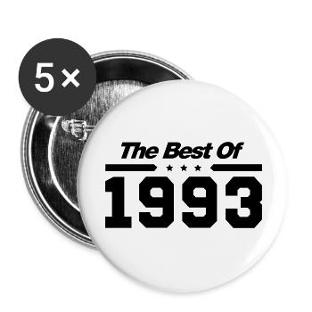The best of 1993 - Buttons groß 56 mm (5er Pack) - Weiß - Vorne