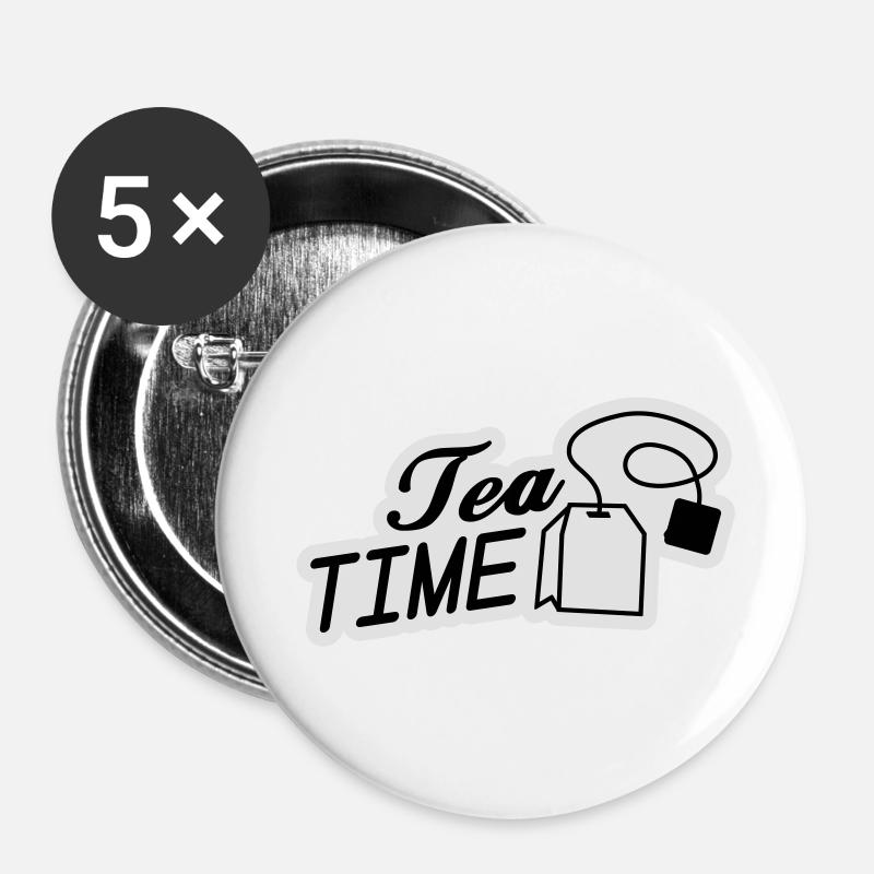 tea_time__f2 - Buttons large 2.2''/56 mm (5-pack) - white