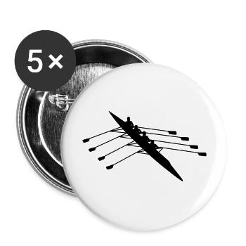 rowing - Buttons large 2.2''/56 mm (5-pack) - white - Front