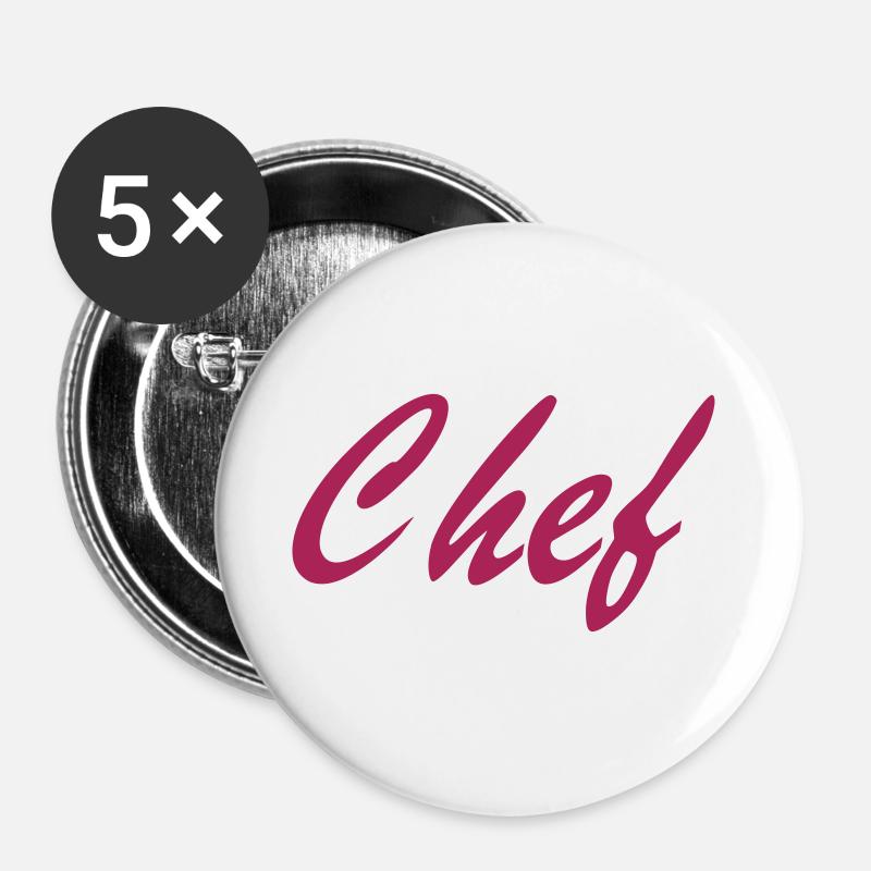 Boss - Buttons large 2.2''/56 mm (5-pack) - white