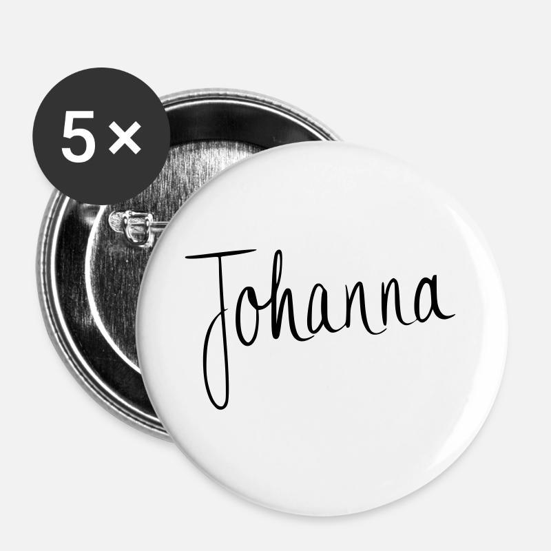 Johanna - Buttons large 2.2''/56 mm (5-pack) - white
