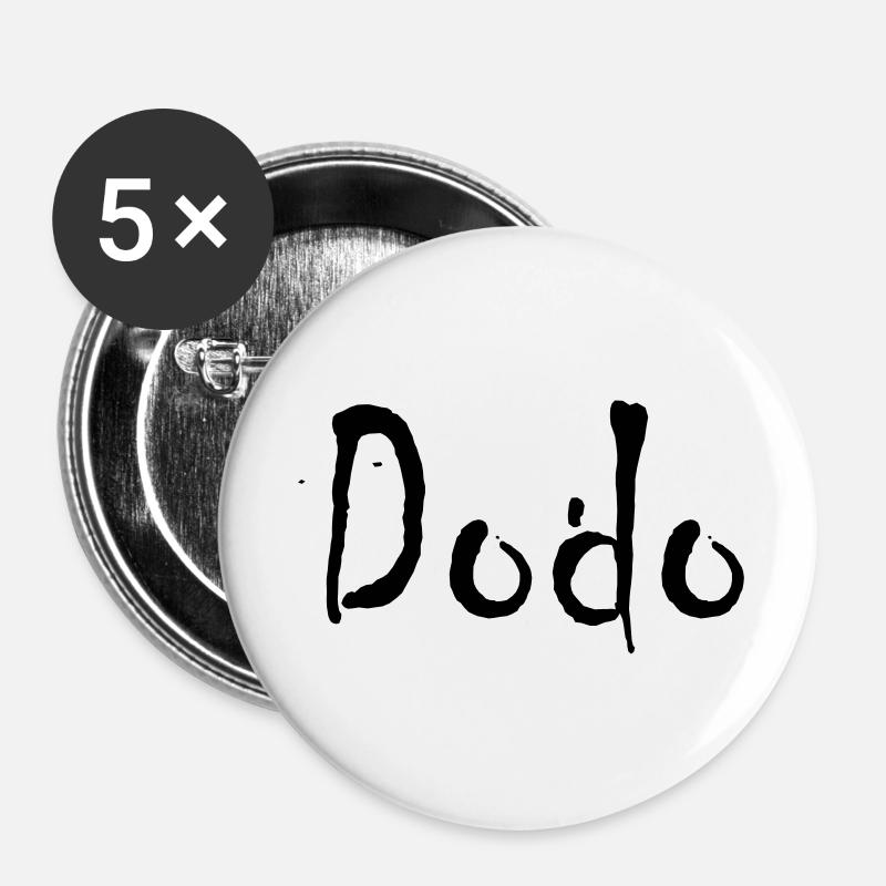 dodo - Buttons large 2.2''/56 mm (5-pack) - white