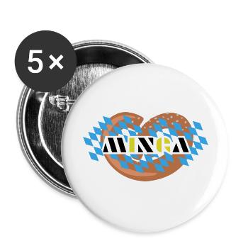 Minga - Buttons large 2.2''/56 mm (5-pack) - white - Front