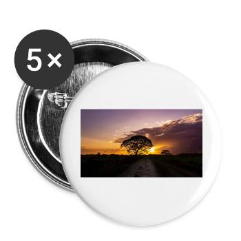 exotic sunset in Venezuela - Buttons large 2.2''/56 mm (5-pack) - white - Front