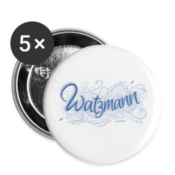 Watzmann - Buttons large 2.2''/56 mm (5-pack) - white - Front