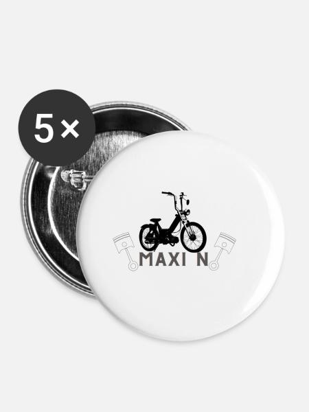 Puch maxi N - Buttons large 2.2''/56 mm (5-pack) - white
