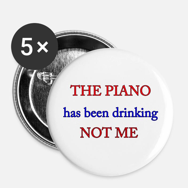 Piano 04 - Buttons large 2.2''/56 mm (5-pack) - white