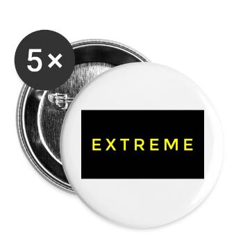 Extreme 1 - Buttons large 2.2''/56 mm (5-pack) - white - Front