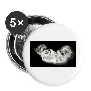 Nocturnal/Lost [First] - Buttons large 2.2''/56 mm (5-pack) - white - Front