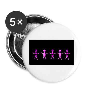 Figures - Buttons large 2.2''/56 mm (5-pack) - white - Front