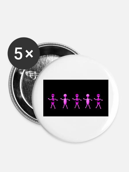 Figures - Buttons large 2.2''/56 mm (5-pack) - white