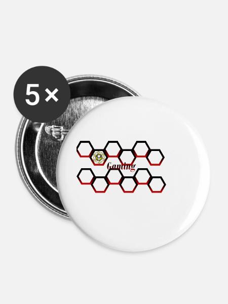 Gaming Mode - Buttons groß 56 mm (5er Pack) - Weiß