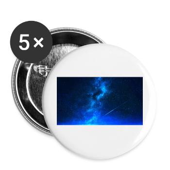 Universe - Buttons groß 56 mm (5er Pack) - Weiß - Vorne