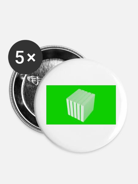 Cube - Buttons large 2.2''/56 mm (5-pack) - white