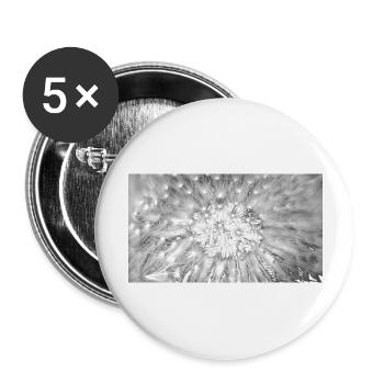 Dandelion, A731876 - Buttons large 2.2''/56 mm (5-pack) - white - Front
