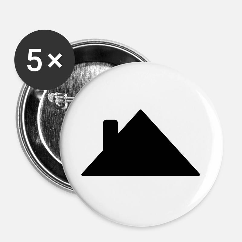 Roof - Buttons large 2.2''/56 mm (5-pack) - white