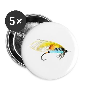 The Chatterer - Buttons large 2.2''/56 mm (5-pack) - white - Front