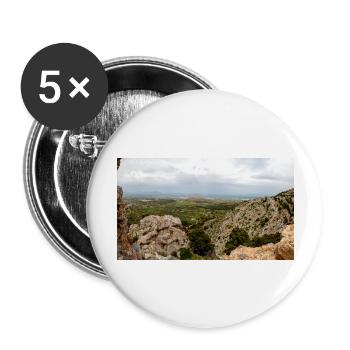 lost place Empros Therme bei den Therma Springs - Buttons groß 56 mm (5er Pack) - Weiß - Vorne