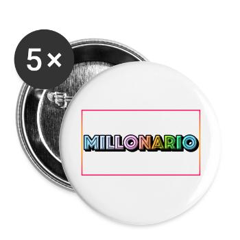 201431 - Buttons large 2.2''/56 mm (5-pack) - white - Front