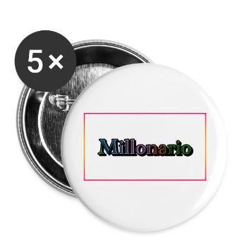 201432 - Buttons large 2.2''/56 mm (5-pack) - white - Front