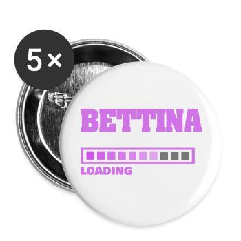 Bettina - Buttons large 2.2''/56 mm (5-pack) - white - Front