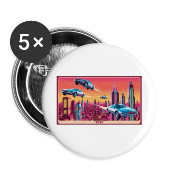 1000022801 - Buttons large 2.2''/56 mm (5-pack) - white - Front