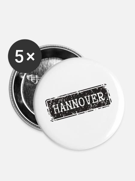Hannover Design - Buttons groß 56 mm (5er Pack) - Weiß