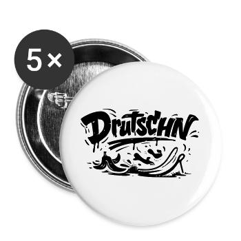 Drutschn - Buttons groß 56 mm (5er Pack) - Weiß - Vorne