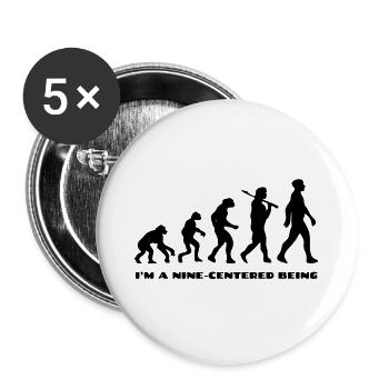 Evolution - Buttons large 2.2''/56 mm (5-pack) - white - Front