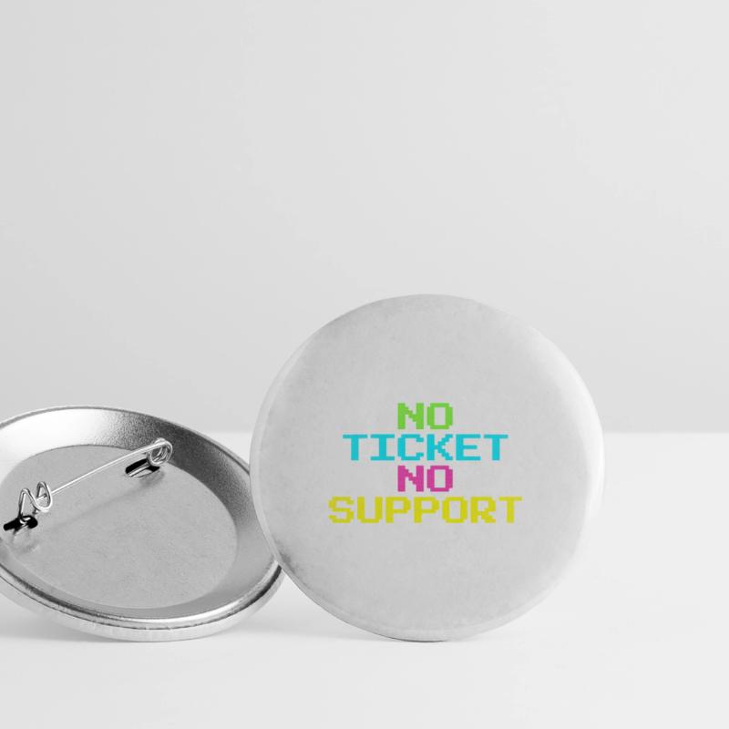 Support technique du support administrateur système Lot de 5 grands badges (56 mm)