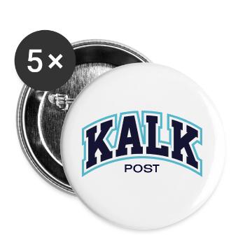 KalkPost3 - Buttons large 2.2''/56 mm (5-pack) - white - Front