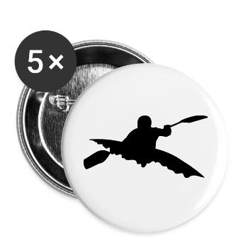kayak sport - Buttons large 2.2''/56 mm (5-pack) - white - Front