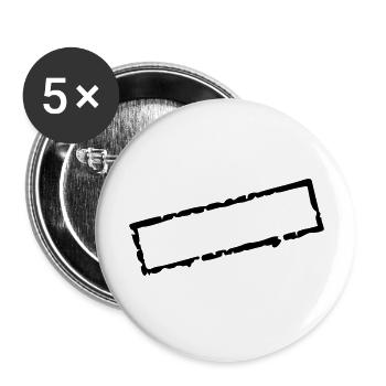 stamp_I_vec_1 de - Buttons groß 56 mm (5er Pack) - Weiß - Vorne