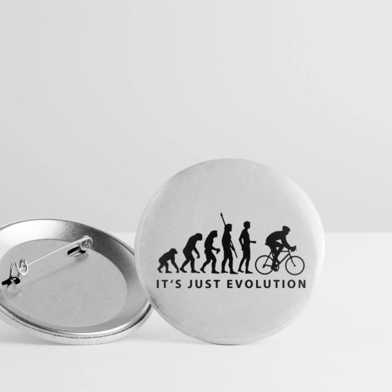 evolution_radfahrer_b Lot de 5 grands badges (56 mm)