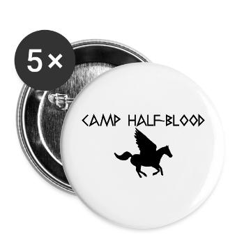 Camp Graphic - Buttons large 2.2''/56 mm (5-pack) - white - Front