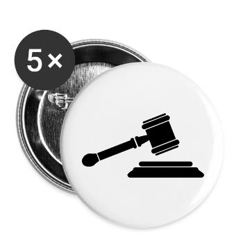 richter__hammer__f1 - Buttons large 2.2''/56 mm (5-pack) - white - Front