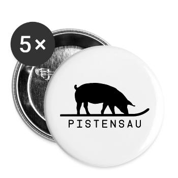 pistensau_1__f1 - Lot de 5 grands badges (56 mm) - blanc - Devant