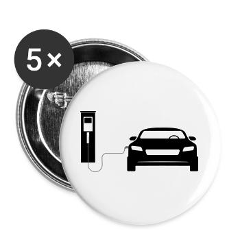 Charging station - Buttons large 2.2''/56 mm (5-pack) - white - Front