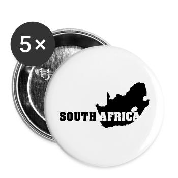 Afrique du Sud (ID: 002004) - Lot de 5 grands badges (56 mm) - blanc - Devant