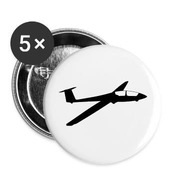 Alexander Schleicher ASK 21 - Buttons groß 56 mm (5er Pack) - Weiß - Vorne