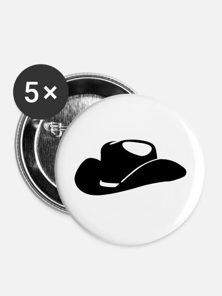 cowboy - Buttons large 2.2''/56 mm (5-pack) - white